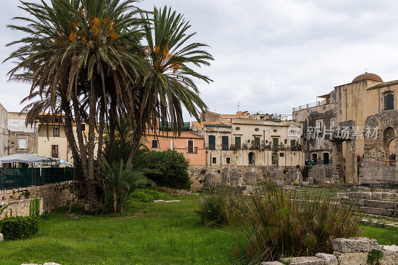 阿波罗神庙，Ortigia Siracusa，意大利西西里岛